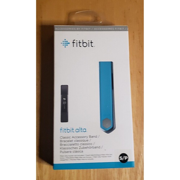 FITBIT Alta Accessory Replacement Water Resistant Band Small Teal - New in Box! - Picture 1 of 3
